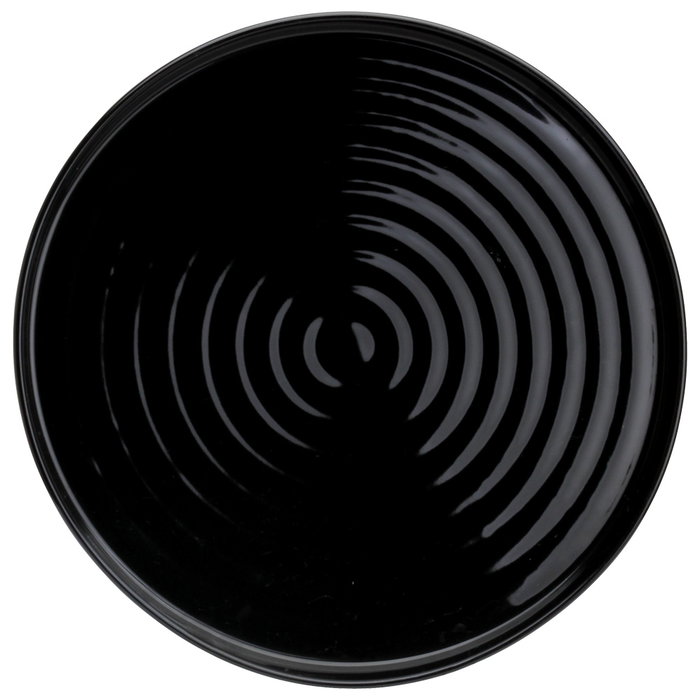 Avet Plato Llano Negro 25 cm - Colección Silo - Pack de 3 Unidades Avet Plato Llano Negro 25 cm - Colección Silo - Pack de 3 Unidades